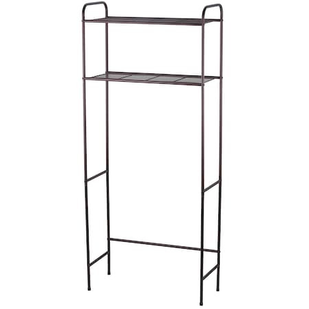 Home Basics 2 Shelf Bathroom Space Saver, Bronze SS01531